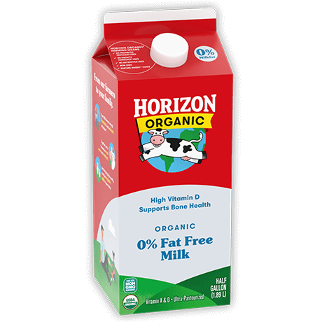 Organic fat-free milk