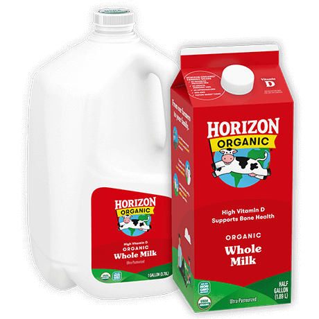 Organic whole milk
